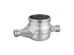 1001客定不锈钢普通机械水表表壳带台阶