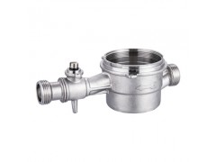 1005不锈钢净水小表带阀表壳